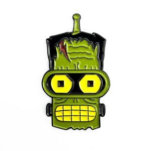 Futurama Frankenbender Enamel Pin (Eyes Glow!)